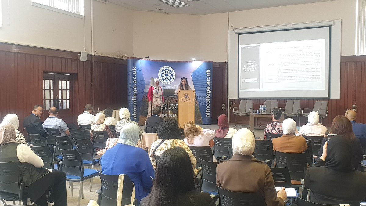 e_arabic's tweet photo. Right now the first #BATA2024 @BATArabic seminar on AI: a new album for language teachers by Dr. Carla El Khouru and Dr. Ruba Khan am @rubakhamam1
@almcollege_he https://t.co/nNbEUG08GK