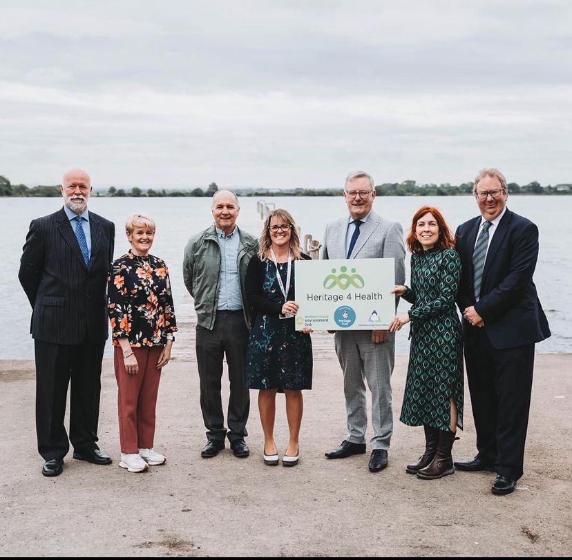 southern_fsu's tweet photo. Kelly, our Newry & District GP Federation Senior Mental Health Practitioner, attended the celebration of the Heritage for Health event and delivered a keynote talk on multi-disciplinary working in Primary Care and the importance of social prescribing projects like #Heritage4Health in Primary Care. They were delighted to welcome the Health Minister @mikenesbittni .
#MDT #DeliveringTogether  #HeritageFund #SocialPrescribing
@healthdept @HLCAlliance