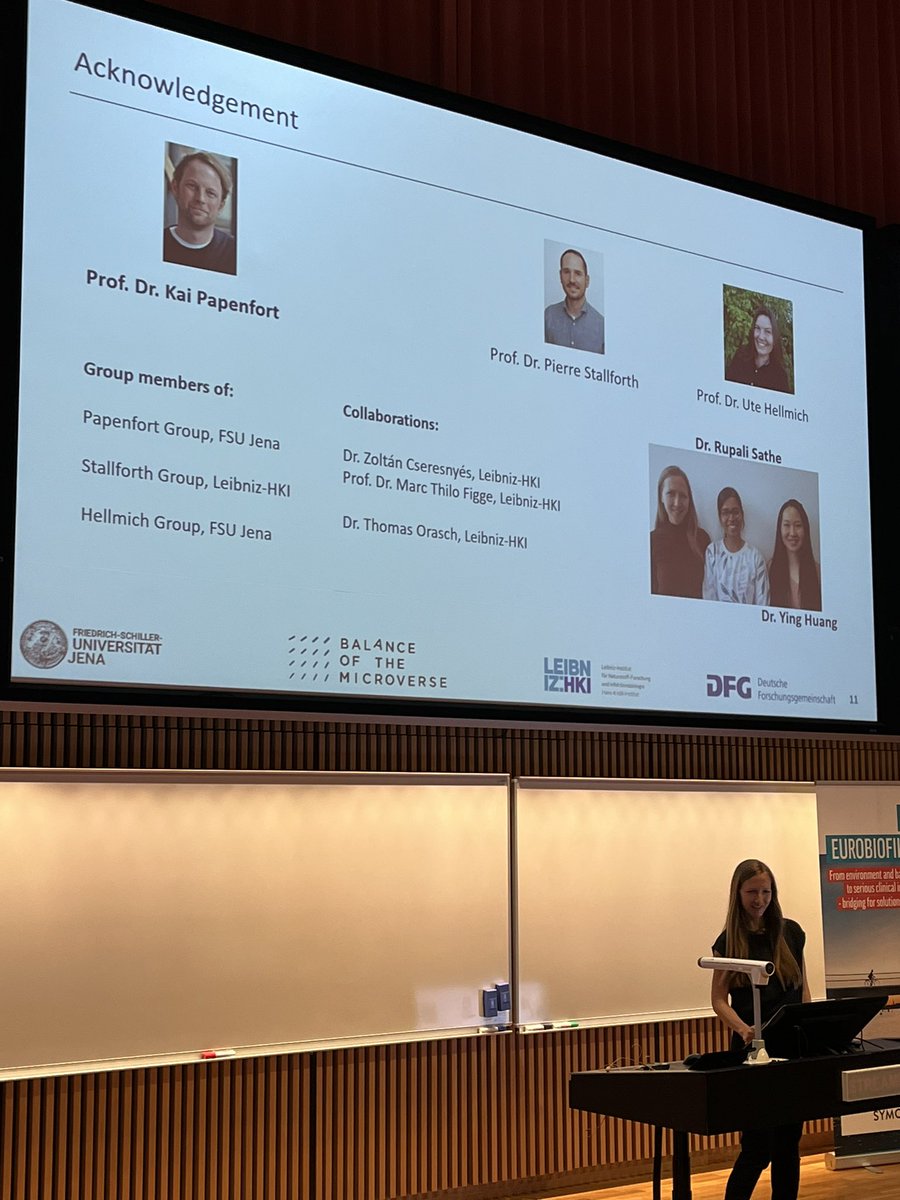 Akos T. Kovacs (@evolvedbiofilm) on Twitter photo Cool talk by <a href="/KerstinThriene/">Kerstin Thriene</a> from <a href="/papenfortlab/">Papenfortlab</a> with <a href="/PStallforth/">Pierre Stallforth</a> and <a href="/HellmichGroup/">Ute Hellmich</a> labs
#eurobiofilms2024 Cool talk by <a href="/KerstinThriene/">Kerstin Thriene</a> from <a href="/papenfortlab/">Papenfortlab</a> with <a href="/PStallforth/">Pierre Stallforth</a> and <a href="/HellmichGroup/">Ute Hellmich</a> labs
#eurobiofilms2024
