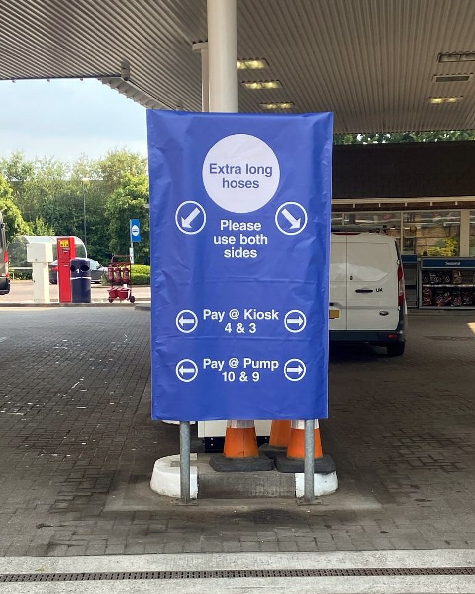 Delighted to help <a href="/Tesco/">Tesco</a> create sock covers for their signage. #tesco #sign #custom