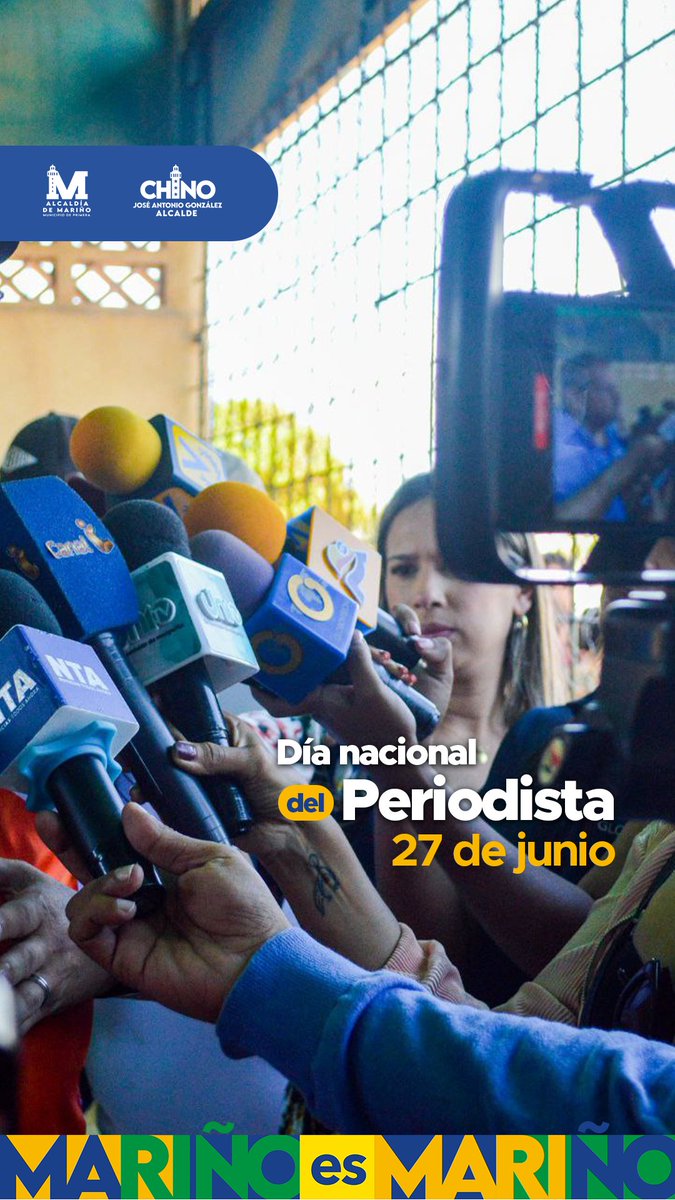 Héroes de la verdad, de la información y la gente. 
Son quienes garantizan la libertad de expresión: una labor necesaria, justa y constitucional.
Felicidades a todos los periodistas en su día 

¡Que nada los detenga 💪🏻!

<a href="/CNPNuevaEsparta/">CNPNuevaEsparta</a> 

#27Junio