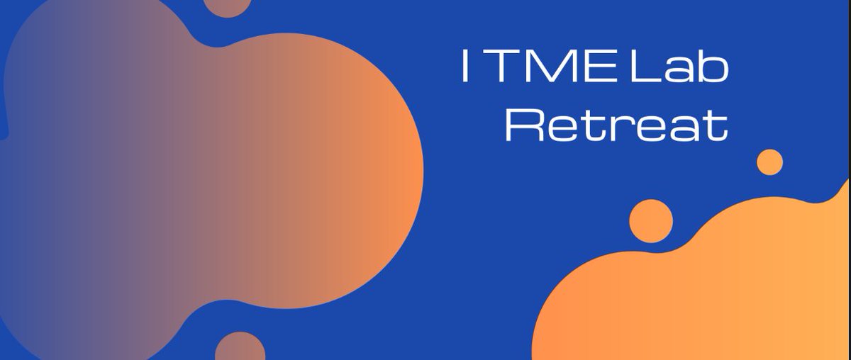 Here we go with our TME Lab 1st Scientific Retreat !!!
Two days full of great conversations in the best company await us!!🗣️🧑‍🔬🥳