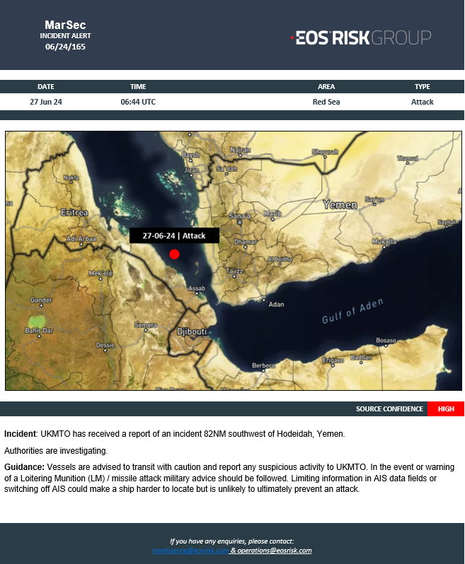 MARITIME SECURITY 🚨 ⚓️

Attack - Red Sea.

#security #middleeast #redsea #mena #middleeast #maritime #maritimesecurity #shipsandshipping #shippingindustry #maritimeindustry #iran #Israel #Hamas #Houthis #Yemen