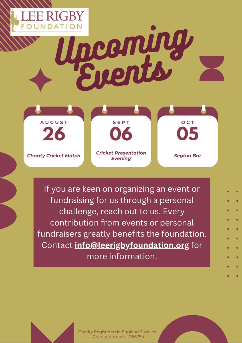 📆UPCOMING EVENTS📆