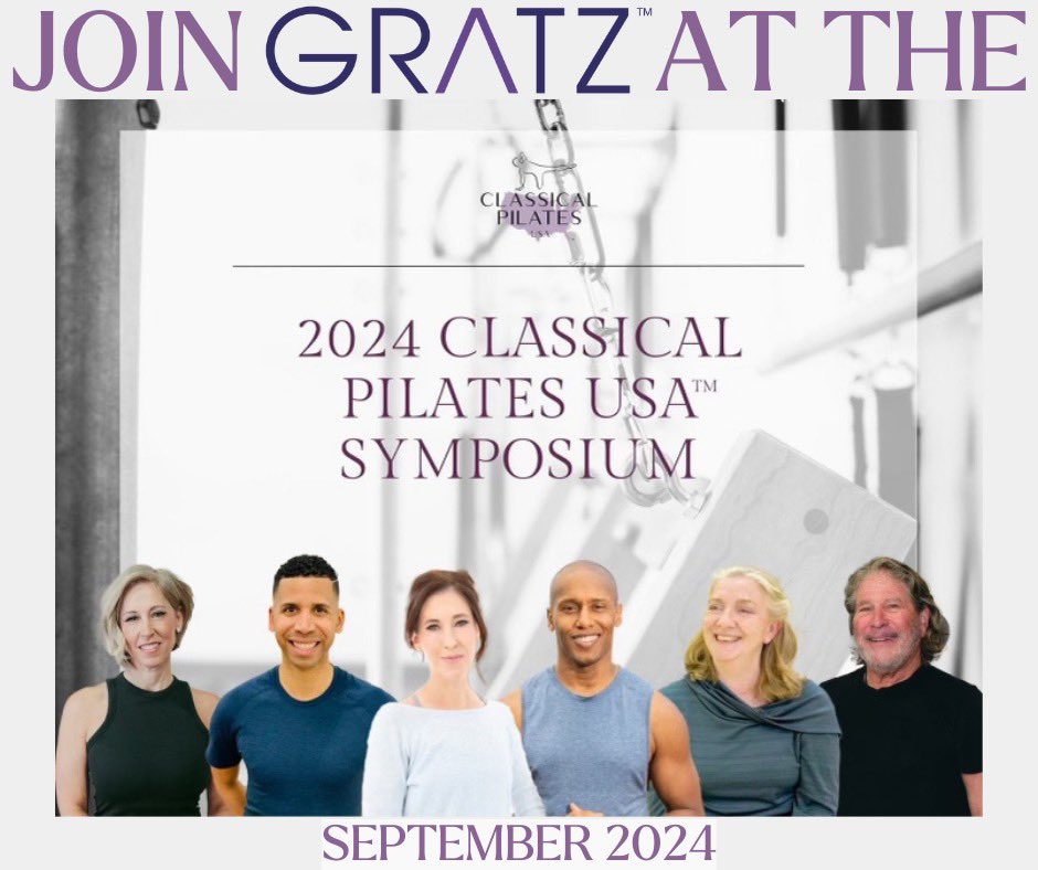 Gratz News… . Gratz is a proud sponsor and the event will include Gratz Apparatus! Brett Howard,<a href="/bhpilates/">BODY HARMONICS</a> @classicalpilatesusa is hosting and he will be joined by Chris Robinson @pilatesandsports_cr Mejo Wiggins @mejowigginpilates , Cary Regan, David Freeman and Jen O’Mara