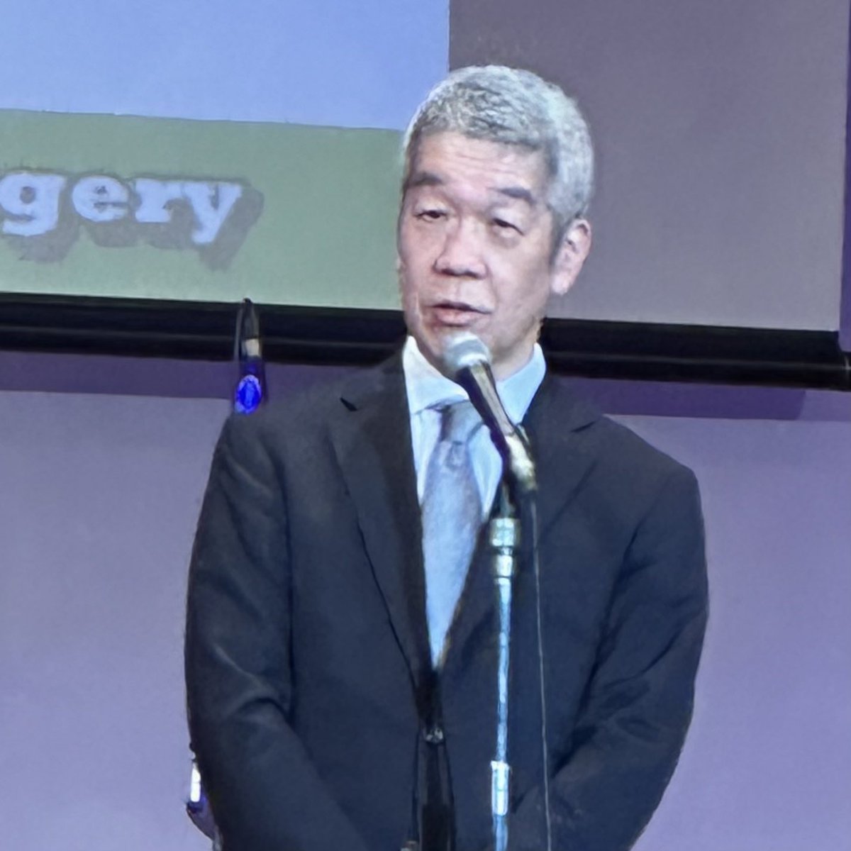 hitoen9's tweet photo. Presidential dinner has just started with the greetings from Prof.Ohdan(the host of 36th meeting of #JSHBPS2024 ), Prof. @ItaruEndo (President of @JSHBPS ), Prof. René Adam, and Prof.Takada (former president of JSHBPS)!! #Hiroshima https://t.co/39ae3Y74ma