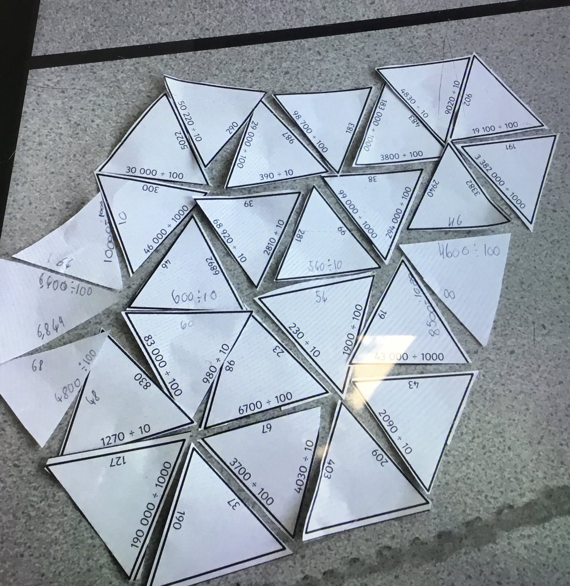 Creating  maths games in Palm today to reflect on our learning; we are experts at multiplying and dividing by 10 and 100!