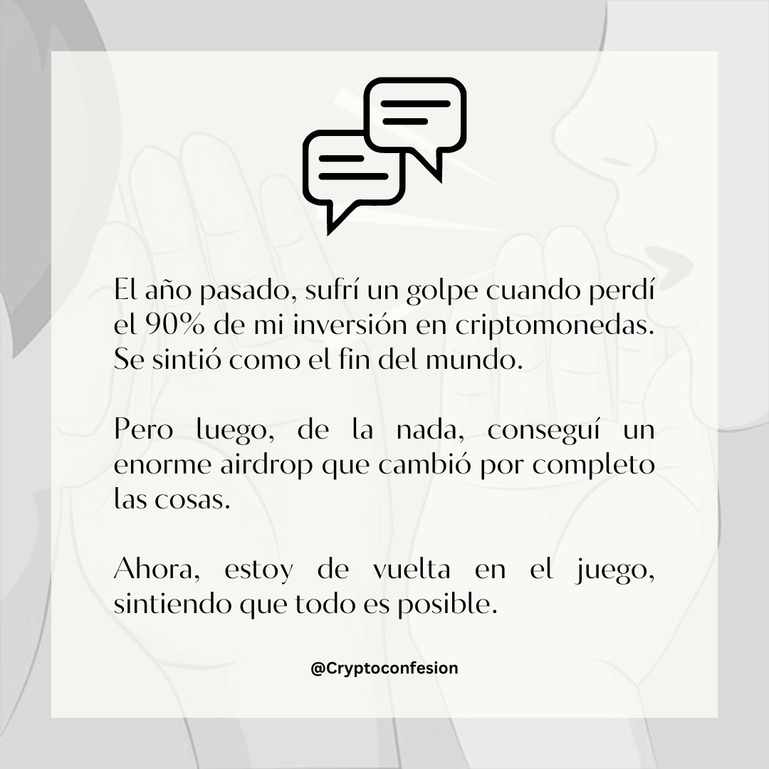 Cryptoconfesion's tweet photo. GM 😎
Número 72 ✅
'Sigue adelante'

#Crypto #cryptocurrencies #Airdrop #Coinbase #CoinbaseWallet #Bitcoin $BTC #Altcoins $ETH $ATOM $MARA #criptomonedas #confessions https://t.co/KzQBDXri1z