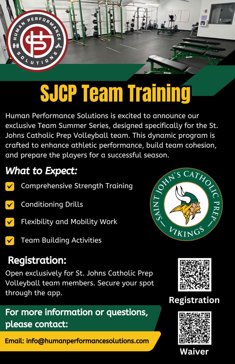 Excited to get to work with the Vikings! 📈🏐