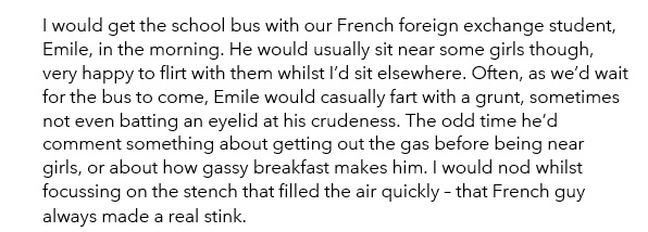 Fessionsoaff's tweet photo. Foreign exchange student 3 https://t.co/UeIHfs3gAF