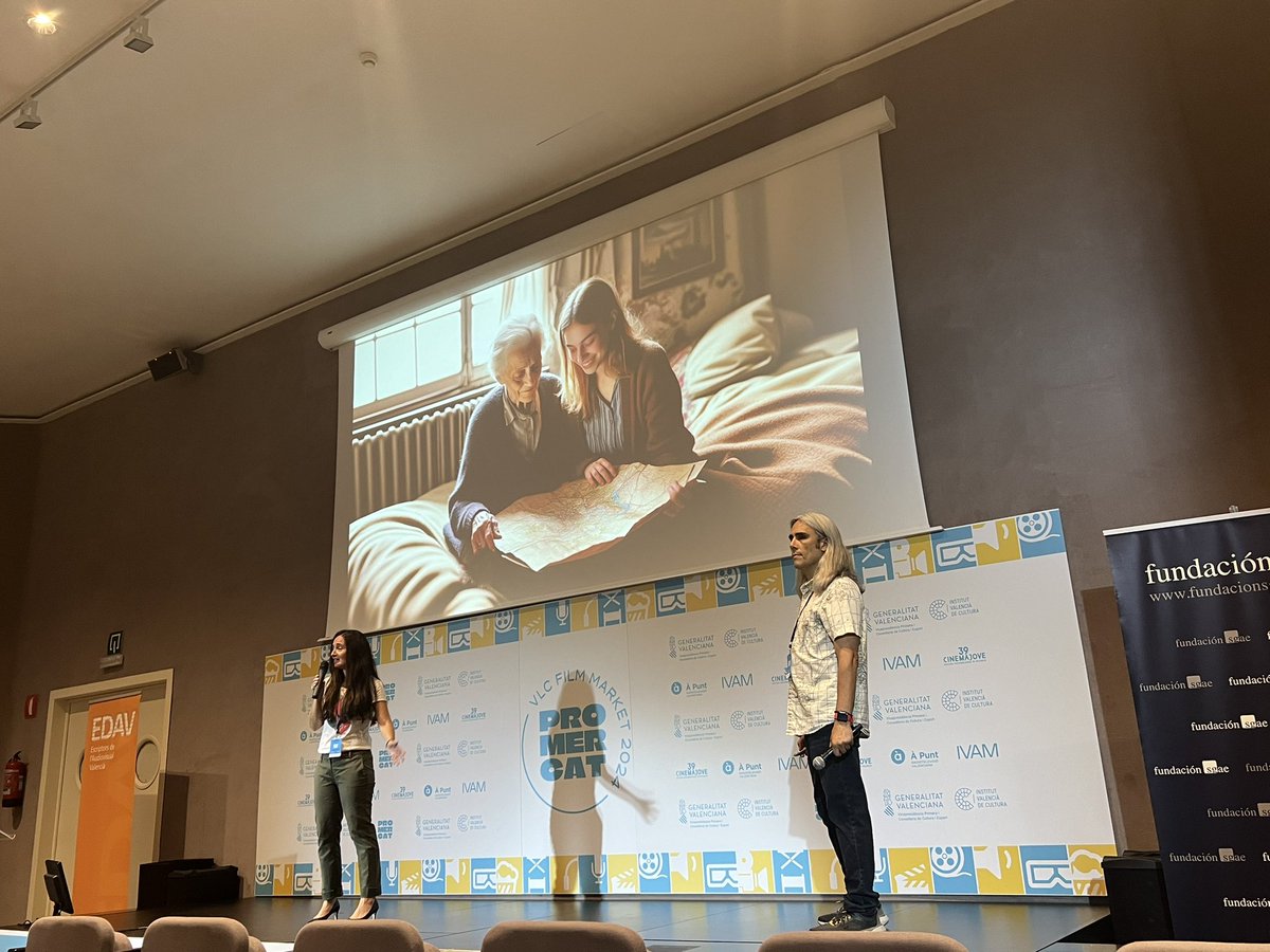 edavasociacion's tweet image. Què trobaran &quot;Las 3 Gracias&quot; a Vallibona? 🔸 ho descobrirem al llarg de Marisa Crespo amb la producció de @ProyectaFilms (Marisa Crespo i Moisés Romera)

Estem presentant els projectes de
#OnetoOne al @pro_mercat
