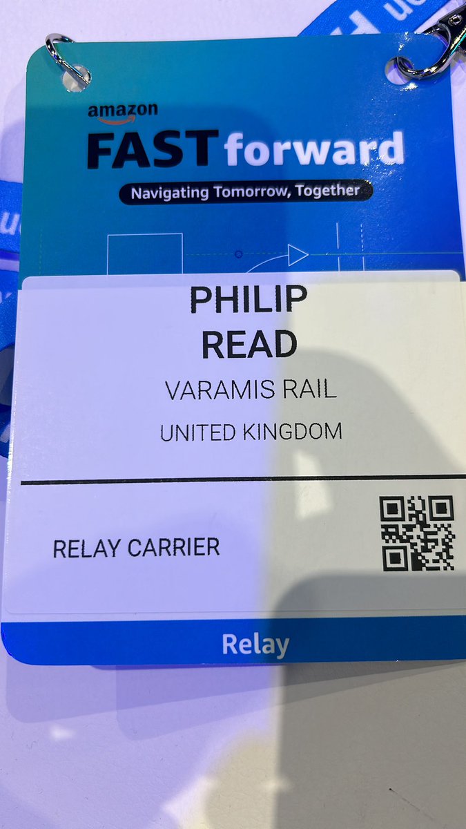 RailVaramis's tweet photo. What a cracking couple of days we’ve had with @AmazonEurope &amp; @AmazonUK at their internal #FastForward event at @Fira_Barcelona!! A real eye-opener into the future, ambitious plans and a real can-do attitude. #NavigatingTomorrorTogether ��🏻 https://t.co/2htMU85kZU
