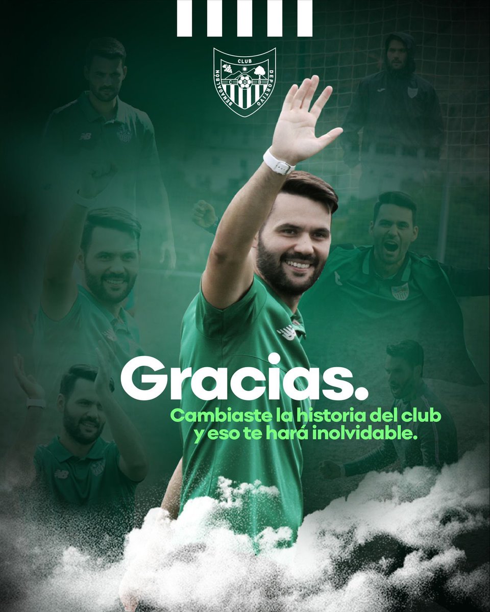 💚 GRACIAS MISTER 💚

🥲 <a href="/MiguelGlezz4/">Miguel A. González</a> no continuará como entrenador la próxima temporada.

👏🏻 Llegó en enero de 2022 con el equipo penúltimo en 1ª andaluza y lo demás es historia.

🫂 Gracias por tu trabajo y profesionalidad y por hacernos soñar.

💚 Esta siempre será tu casa.