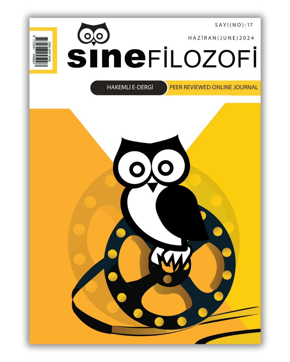 SineFilozofi Dergisi 17. Sayımız yayında 💫 

The 17th Edition of The Journal of SineFilozofi has been published.

⬇️You can reach it by the link below⬇️
dergipark.org.tr/en/pub/sinefil… 

⬇️Aşağıdaki linkten dergiye ulaşabilirsiniz⬇️
dergipark.org.tr/tr/pub/sinefil…