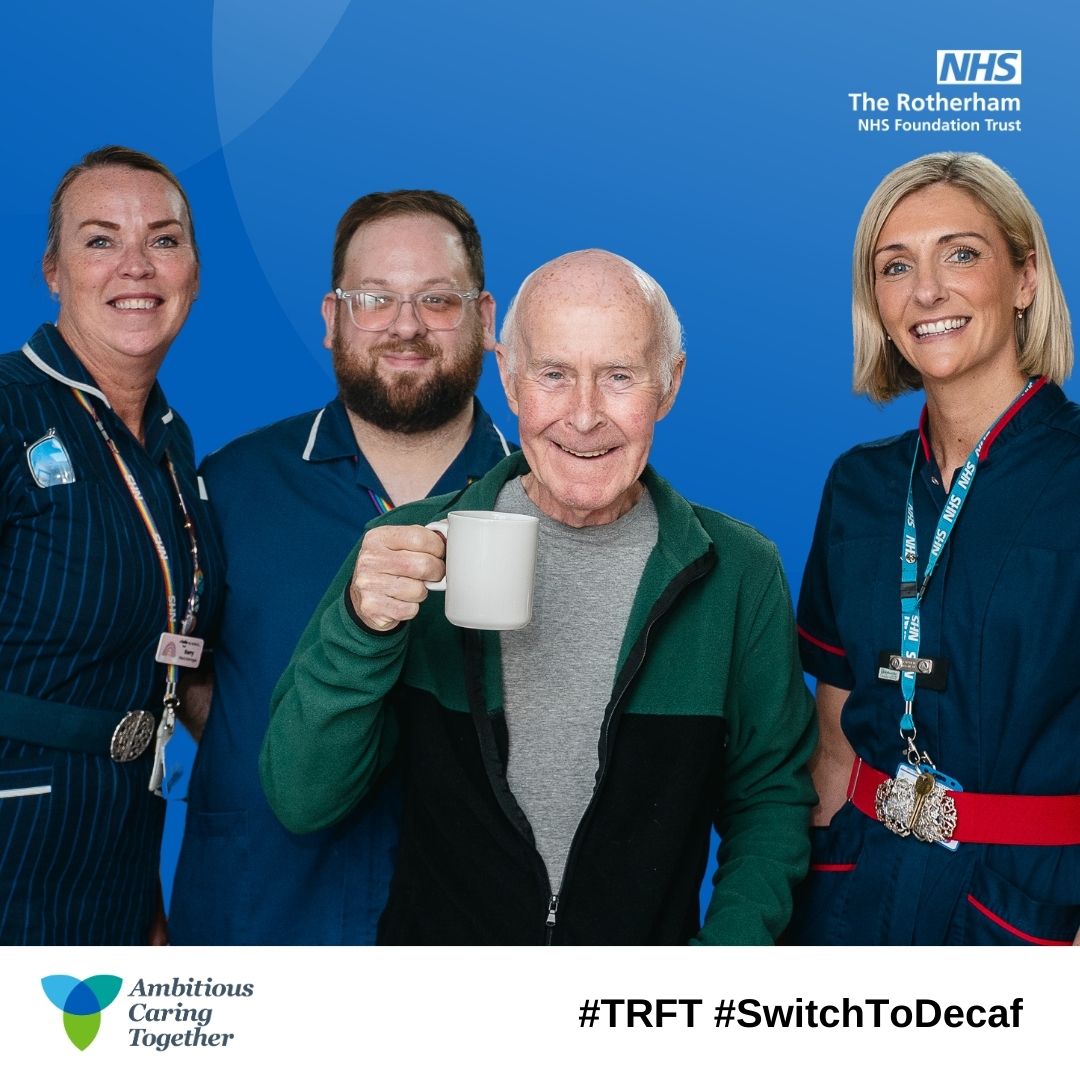 We have launched a new pilot to help improve patient wellbeing. Read more about this on our website:
therotherhamft.nhs.uk/news/trust-urg…

#TRFT #SwitchtoDecaf