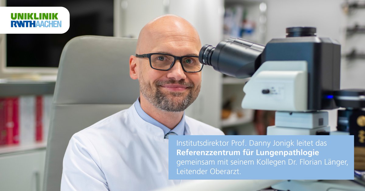 Uniklinik RWTH AC (@uniklinikaachen) on Twitter photo Die <a href="/UniklinikAachen/">Uniklinik RWTH AC</a> hat ein #Referenzzentrum für #Lungenpathologie gegründet. Aufgabe ist die Sicherstellung und Verbesserung der histopathologischen und molekularbiologischen #Diagnostik. In der gesamten Region ist es das einzige Zentrum seiner Art. shorturl.at/qkkat Die <a href="/UniklinikAachen/">Uniklinik RWTH AC</a> hat ein #Referenzzentrum für #Lungenpathologie gegründet. Aufgabe ist die Sicherstellung und Verbesserung der histopathologischen und molekularbiologischen #Diagnostik. In der gesamten Region ist es das einzige Zentrum seiner Art. shorturl.at/qkkat