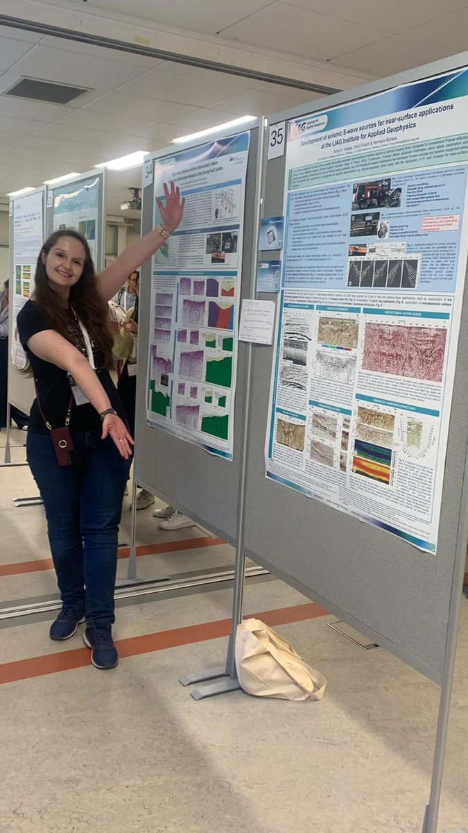 #LIAG at #SEISMIX conference in #Sweden: S. Wadas will give a talk about her #research on #neotectonics the #Osning #fault this Friday (11:30am)!
👉leibniz-liag.de/forschung/proj…
Great interest already during the poster sessions when she presented the #seismic #sources developed by LIAG