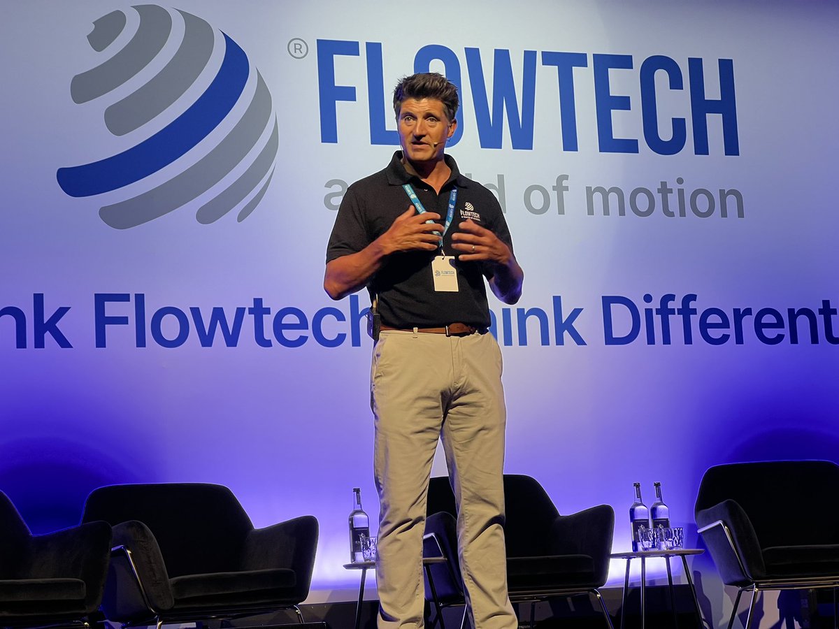cfarnath's tweet image. CEO Mike England kicks off #flowtech summer extravaganza @TheCelticManor