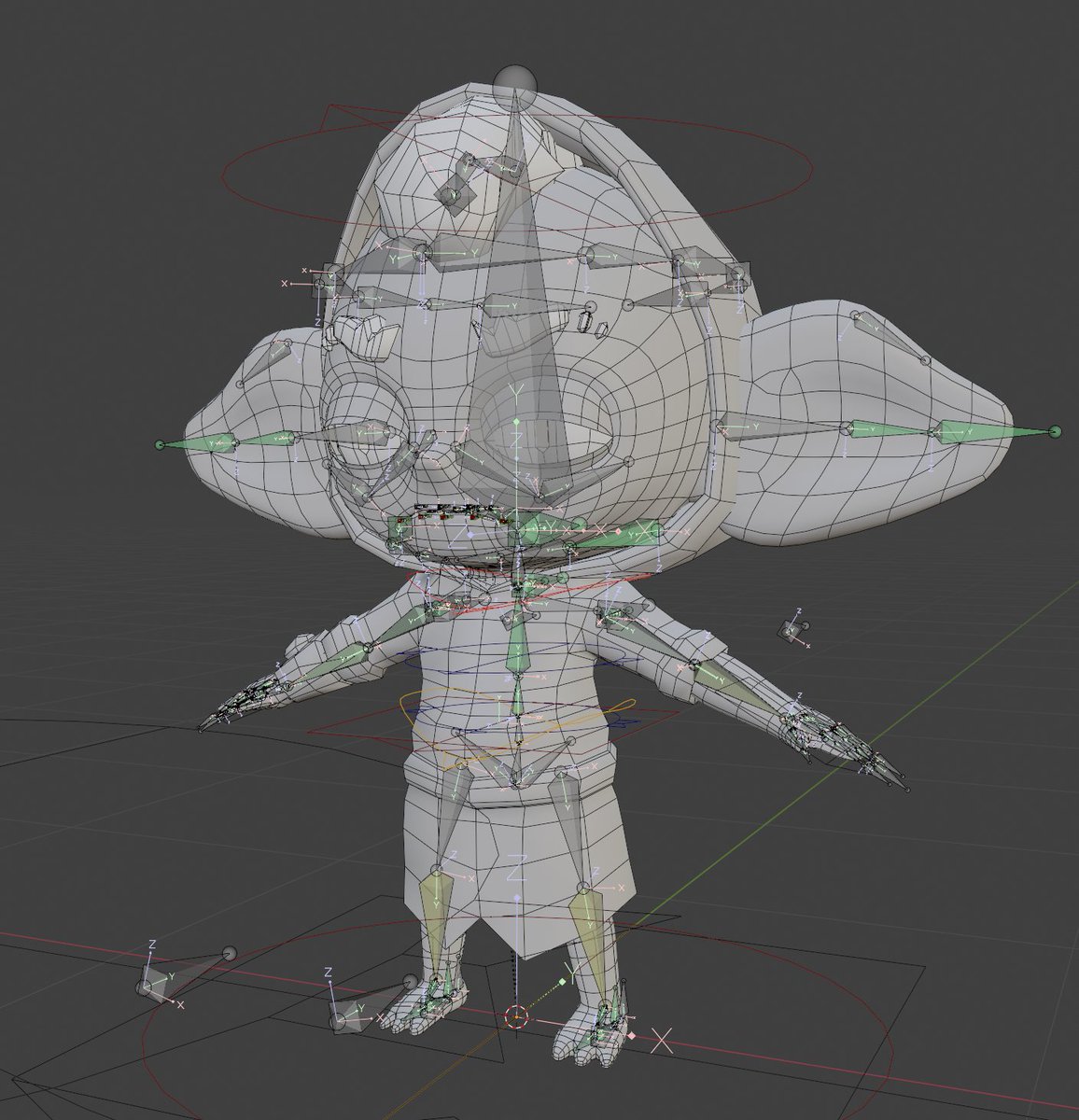 in my few free times im rigging this bad boy to practice a bit, little by little its getting pretty consistent! #3d