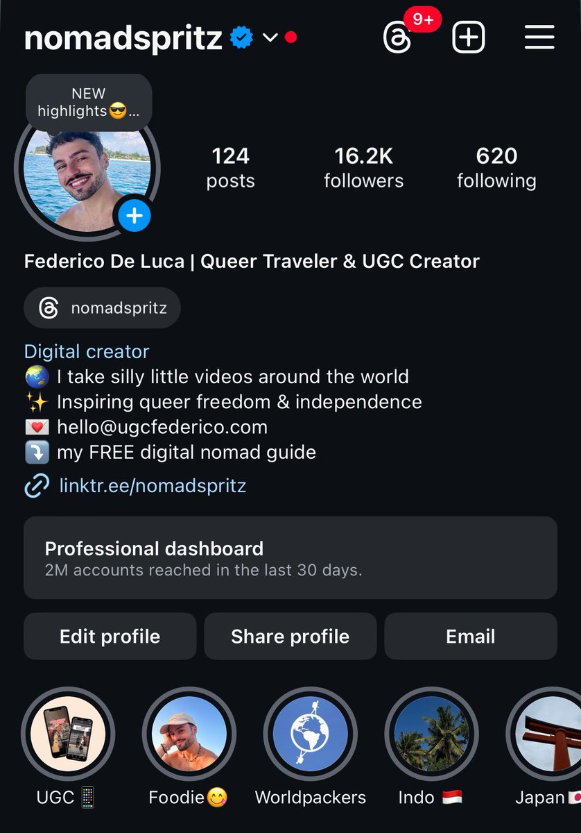 insta engagement, only going up and up 👀✨ 

let’s follow each other! 

#ugccommunity #ugccreator #ugcmalecreator 

@nomadspritz 
🧡