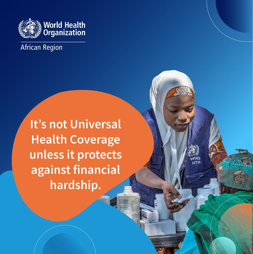 WHO African Region (@whoafro) on Twitter photo Investing in Universal Health Coverage (UHC) isn't a cost; it's an investment for the future. #UHC means:
✅ Access to quality health services for everyone
✅ Availability of health services when and where they are needed
✅ No financial hardship from accessing these services Investing in Universal Health Coverage (UHC) isn't a cost; it's an investment for the future. #UHC means:
✅ Access to quality health services for everyone
✅ Availability of health services when and where they are needed
✅ No financial hardship from accessing these services