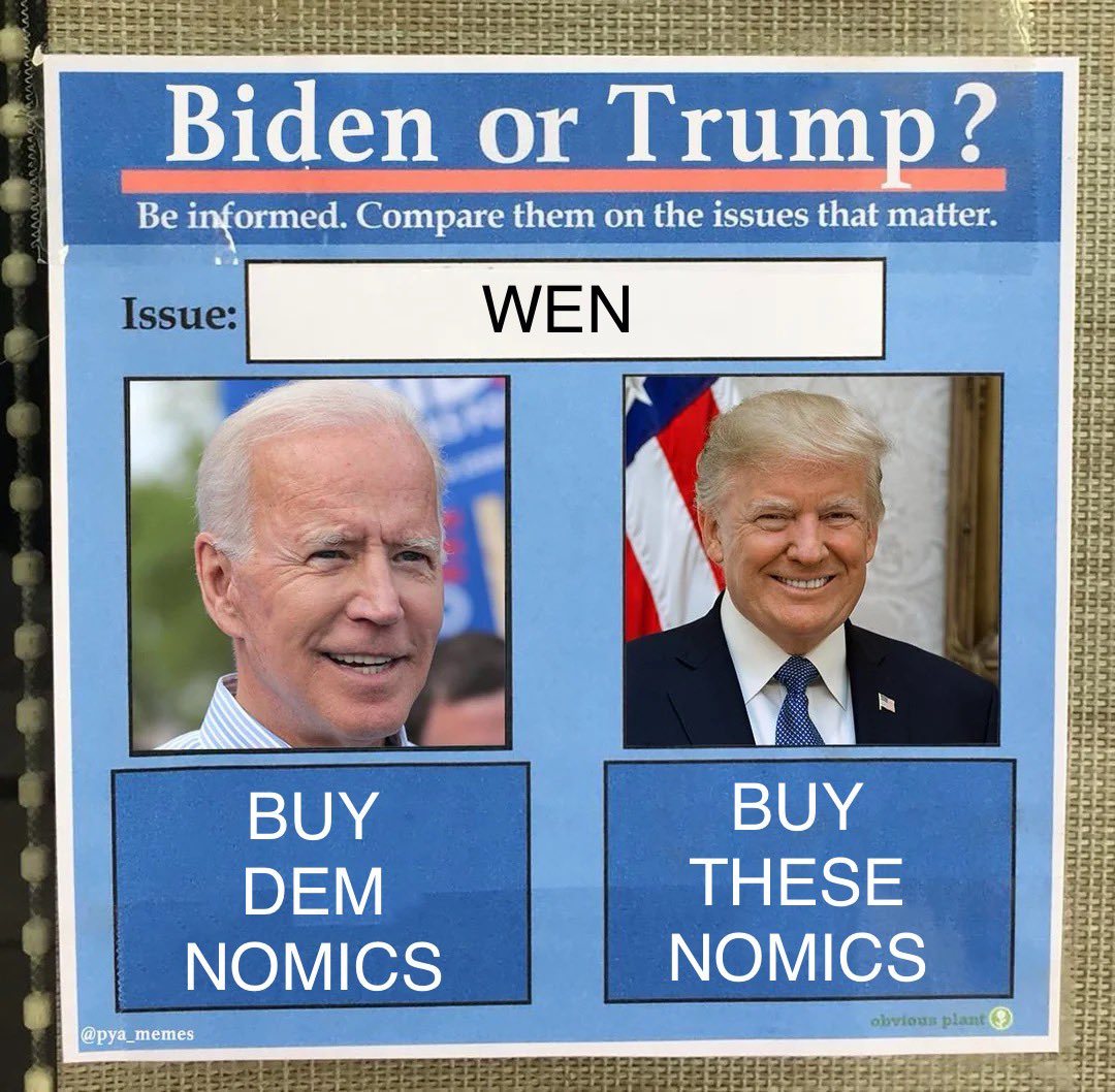 trumpvsbidenflr's tweet photo. Let’s debate! 🇺🇸 Are you #Trump or #Biden? Show your support on the $FLR Blockchain! https://t.co/TF5kORLOv0