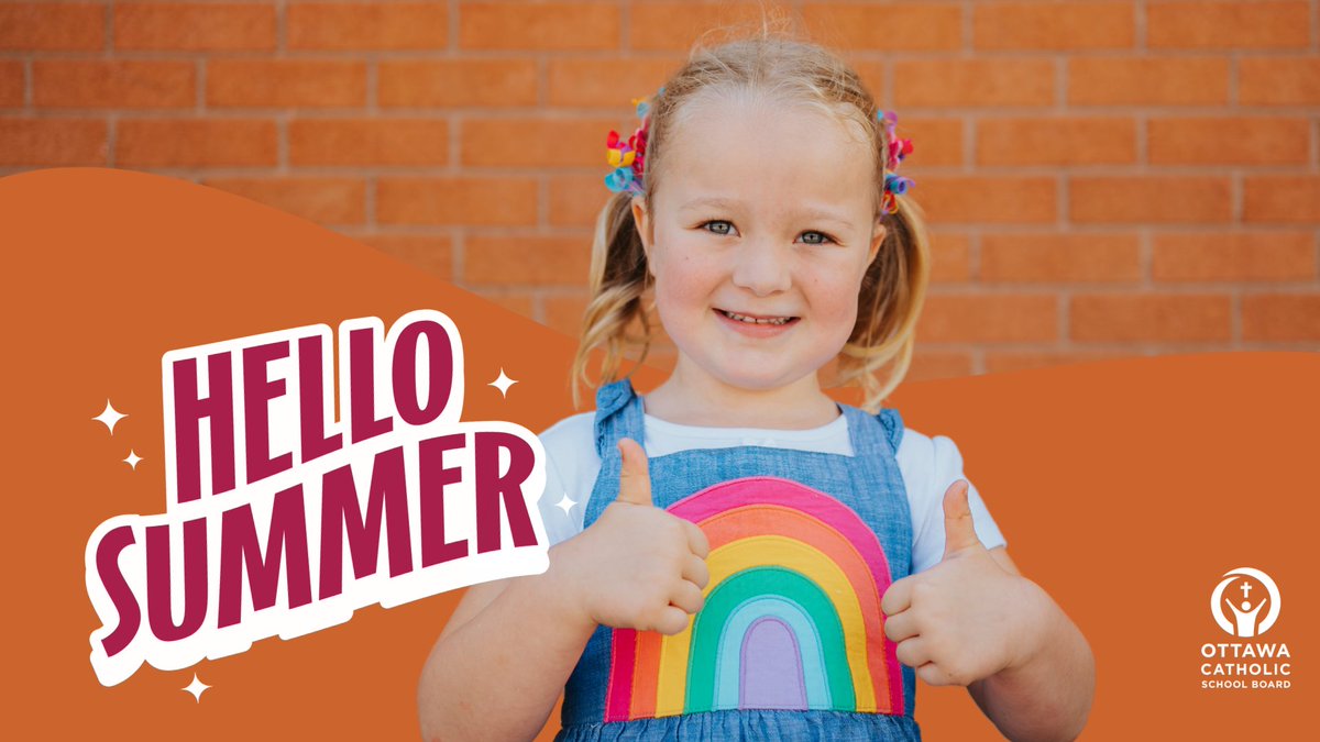 🌞It's the final day of classes! We wish our #ocsbFamily a wonderful and restful summer break. We look forward to seeing you back in September! Our #ocsbGratitude goes out to YOU, our dedicated staff, amazing students and supportive families and community. ❤️💛💚 #ocsbBeWell