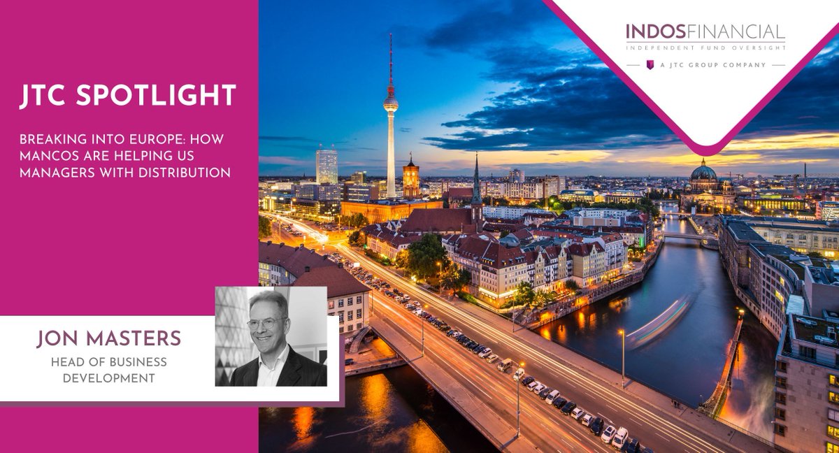 Is your US fund considering expansion in European markets? Read our recent Insights article by Jon Masters which comprehensively reviews the impact of ManCos and how they are supporting fund distribution &amp; marketing within the European Union. Learn more: jtcgroup.com/insights/break…