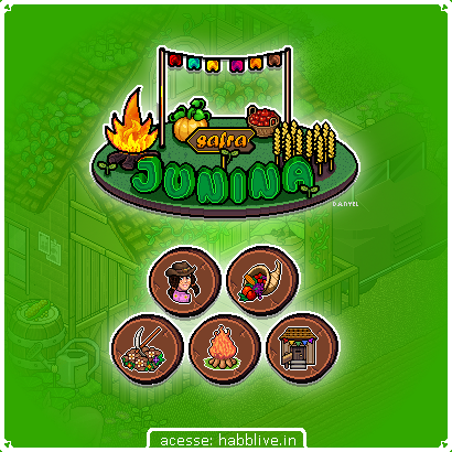 A fogueira acesa, o balão a subir. Foi aí que eu percebi: Já é São João aqui! 

🌽Confira a campanha "Safra Junina", por Salem &amp; Mavi em: habblive.in/noticias/14760.