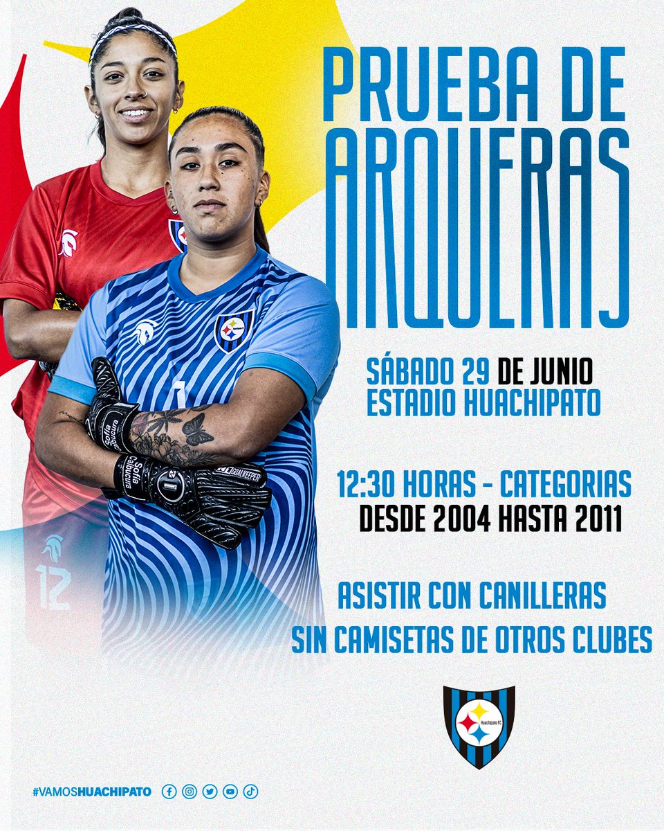 RDI885's tweet photo. @Huachipato 𝑷𝑹𝑼𝑬𝑩𝑨 𝑫𝑬 𝑱𝑼𝑮𝑨𝑫𝑶𝑹𝑨𝑺 𝒀 𝑨𝑹𝑸𝑼𝑬𝑹𝑨𝑺 en el Fútbol Femenino de Huachipato https://t.co/Lq46I15YOM