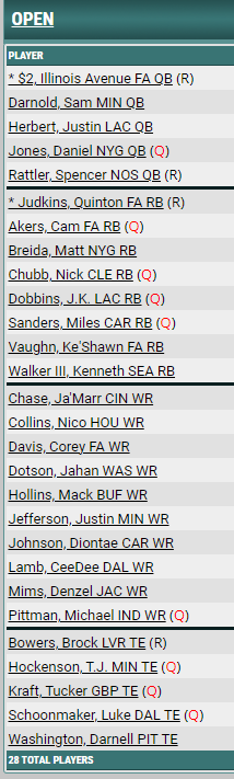 Monopoly themed league, its $25 14 team, sf, some devy, all purpose funds (Stolen from <a href="/ScottFish24/">Scott Fish</a>'s Capitalist pigs leagues! Theres dice rolling, properties, its a lot of fun!
