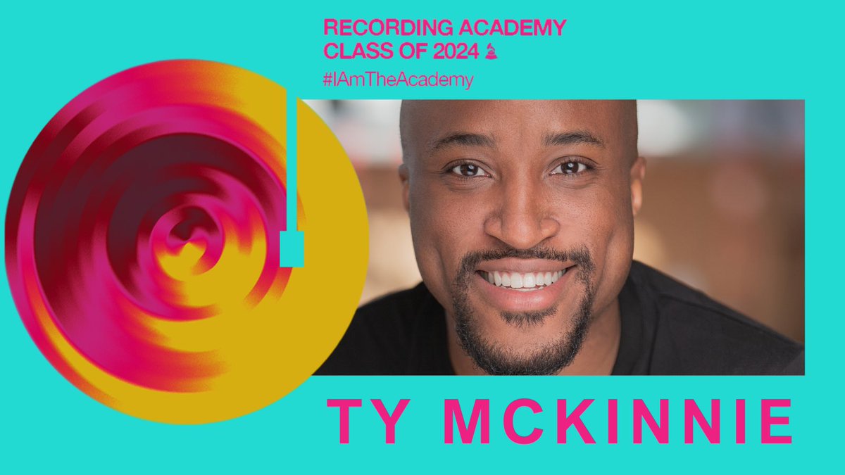 TyMcKinnie's tweet photo. SO Thrilled to join this year's @RecordingAcad New Member Class! 🥹

As a member, I'll make a difference for peers, the music community &amp; my journey. 

I am SO excited to contribute my unique perspective and talents to the #RecordingAcademy 😄

#IAmTheAcademy 💛 https://t.co/u8d8JIkUc6