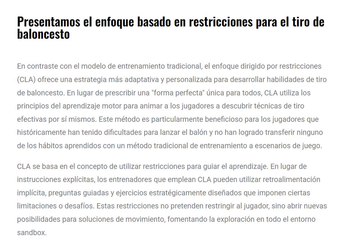 Interesante propuesta del desarrollo del tiro de <a href="/CoachDaveLove/">Coach Dave Love | NBA Shooting Coach</a> En la misma línea que expuse en el Clinic <a href="/CB_LaZubia/">TU SUPER CB LA ZUBIA</a> al igual que hizo el gran Pepe Conde
coachdavelove.com/exploring-the-…