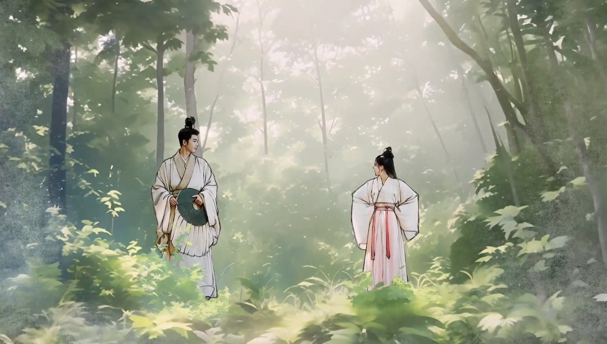 Noir_III3's tweet photo. I love for these end credit illustrations #theroyalprincess #chinesedrama #CDrama https://t.co/zuJs6NGb9F