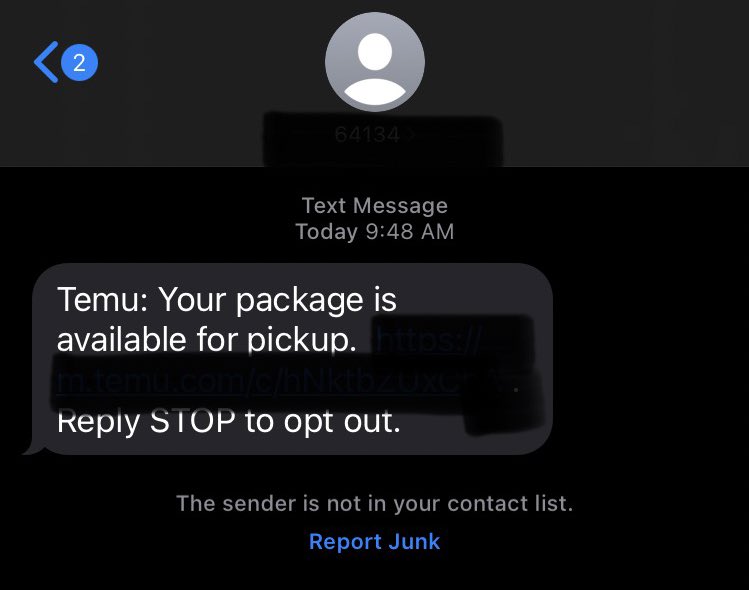 Hey guys, I’ve been getting these messages from Temu and they’re a Scam. I didn’t click on interacted with anything. Another reason is that if it is real, the user must’ve put in their phone number in wrong. Which if that’s the case, hey it happens. I don’t order or have Temu.