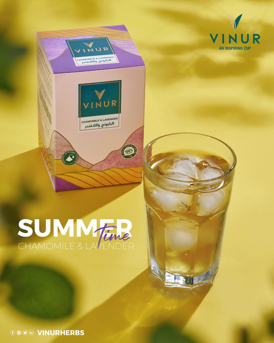 vinurherbs's tweet photo. فكرة مشروب جدید منعش وصحي ولذیذ !😍
میكس البابونج واللافندر من ڤينور تقدر تعمله وتسيبه یبرد وتكمل یومك بانتعاش!

#صاحب_كل_وقت
#فینور https://t.co/37iMOnC0Sm