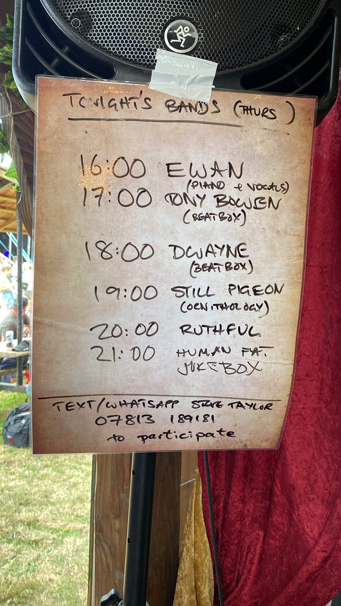 On our swanky new stage this evening are a whole bunch of fun acts… #Avalonoke to follow tonight!