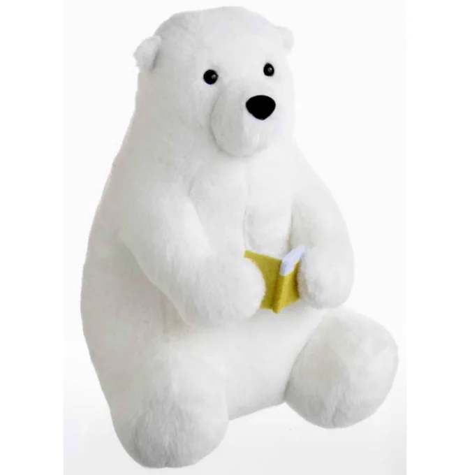 Yomu-ku, a polar bear who loves reading, is the mascot for publisher Kodansha Bunko. 