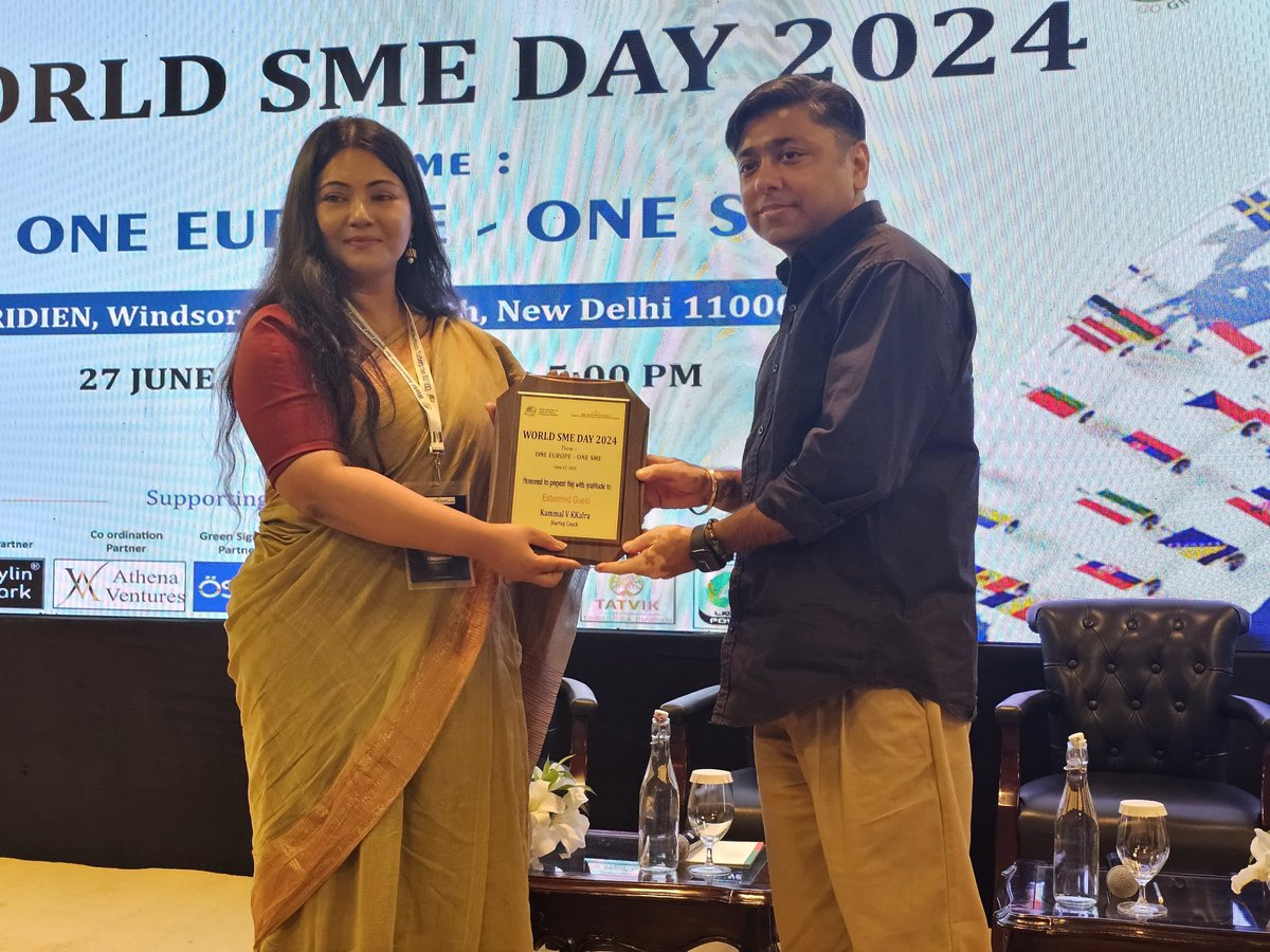 thevitiman's tweet photo. Congratulations SMEs on World SME Day! Thank you World Association for Small and Medium Enterprises (WASME) for this token of appreciation this day. #SME https://t.co/zPz5QNj9UT