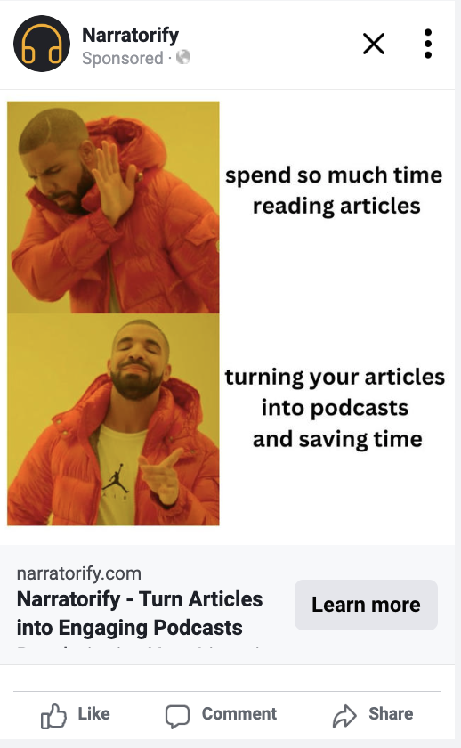 walterguga's tweet photo. Is a meme a good option for ads?

Now is time to focus on mkt for my product.

I just turned on my ads, and trying to create good copies &amp; materials for my business.

What's your tips?

#buildinpublic #indiehackers https://t.co/TT2ivb7WJy
