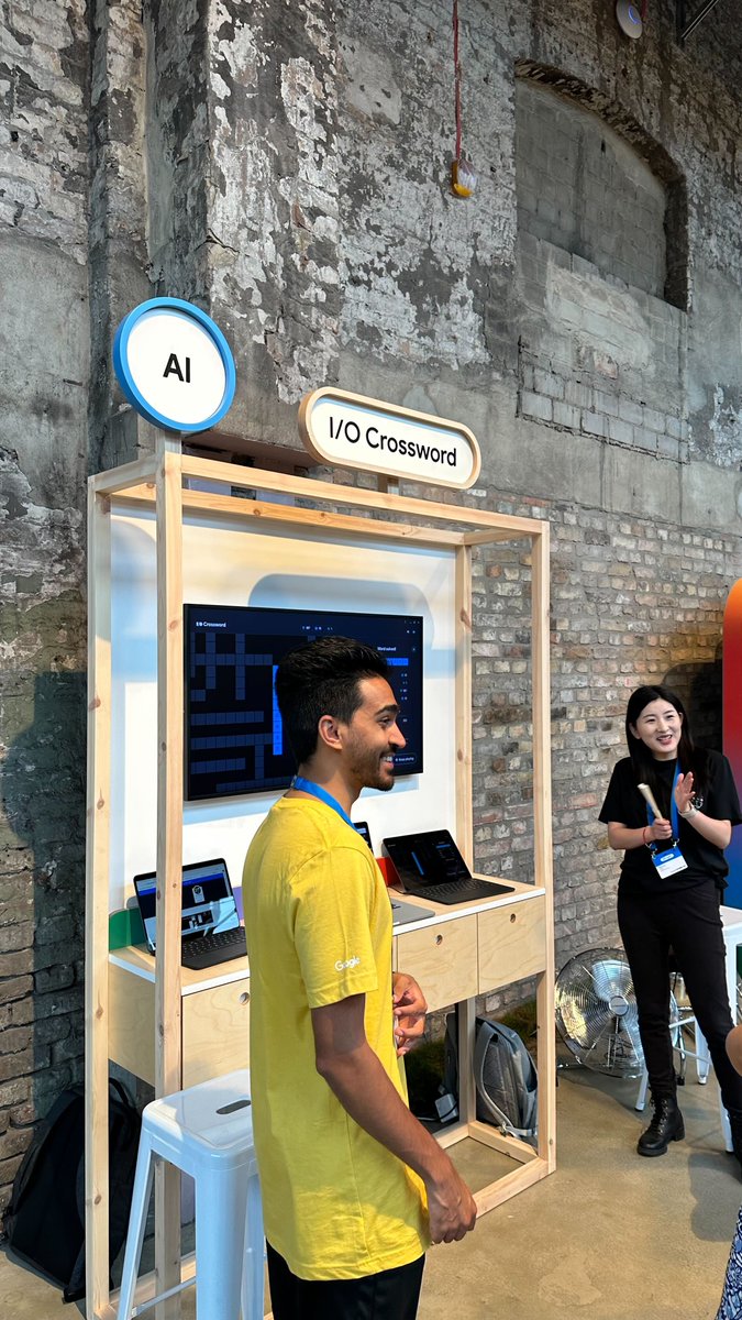 Have you tried the new I/O Crossword? It is here at #GoogleIOConnect, come by and give it a try if you're here! 

If you aren't, you can play it here: 
crossword.withgoogle.com