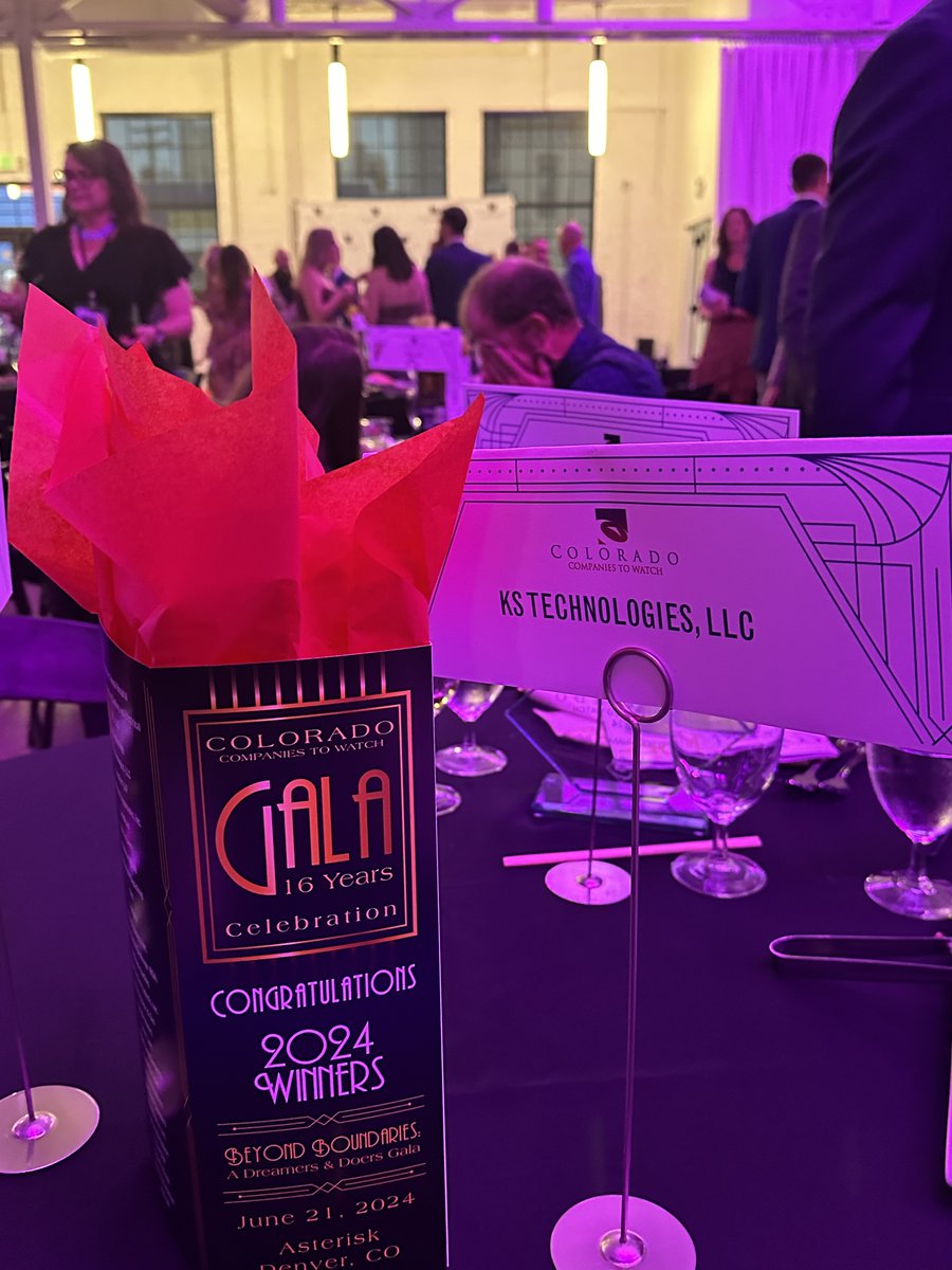 kstechnologies's tweet photo. We are excited to announce that we're a Winner of the Colorado Companies to Watch award for 2024! We're one of 50 companies to join an elite group of makers, doers, helpers, and more throughout Colorado. Thank you to our Clients and Partners who have been on this journey with us! https://t.co/0WiwEmVyAA