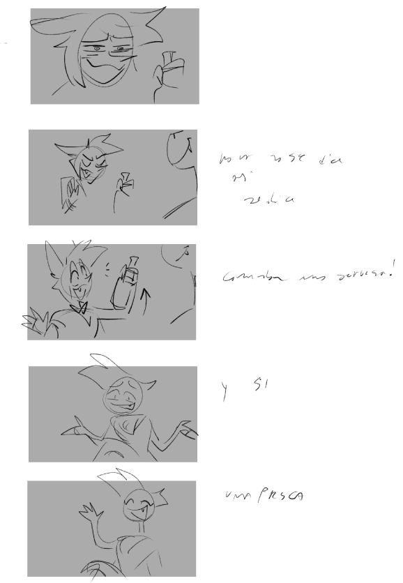 i don't know when i'm going to finish this, but i finally got the storyboard done lol
si pueden leer mi letra les compro un helado