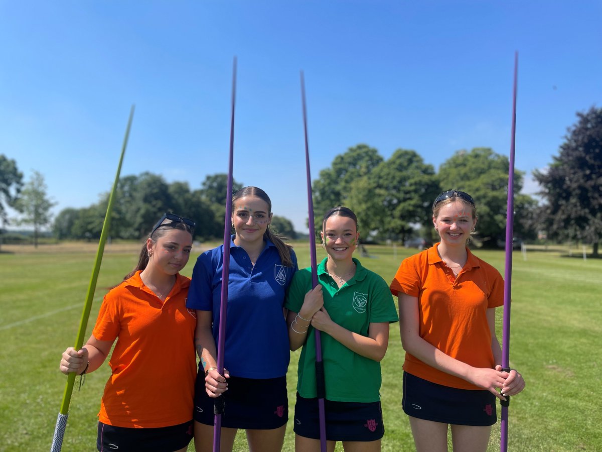 Super achievements, participation, and teamwork from our Sixth Formers at Sports Day today! Great win Amelie in the 1500m.