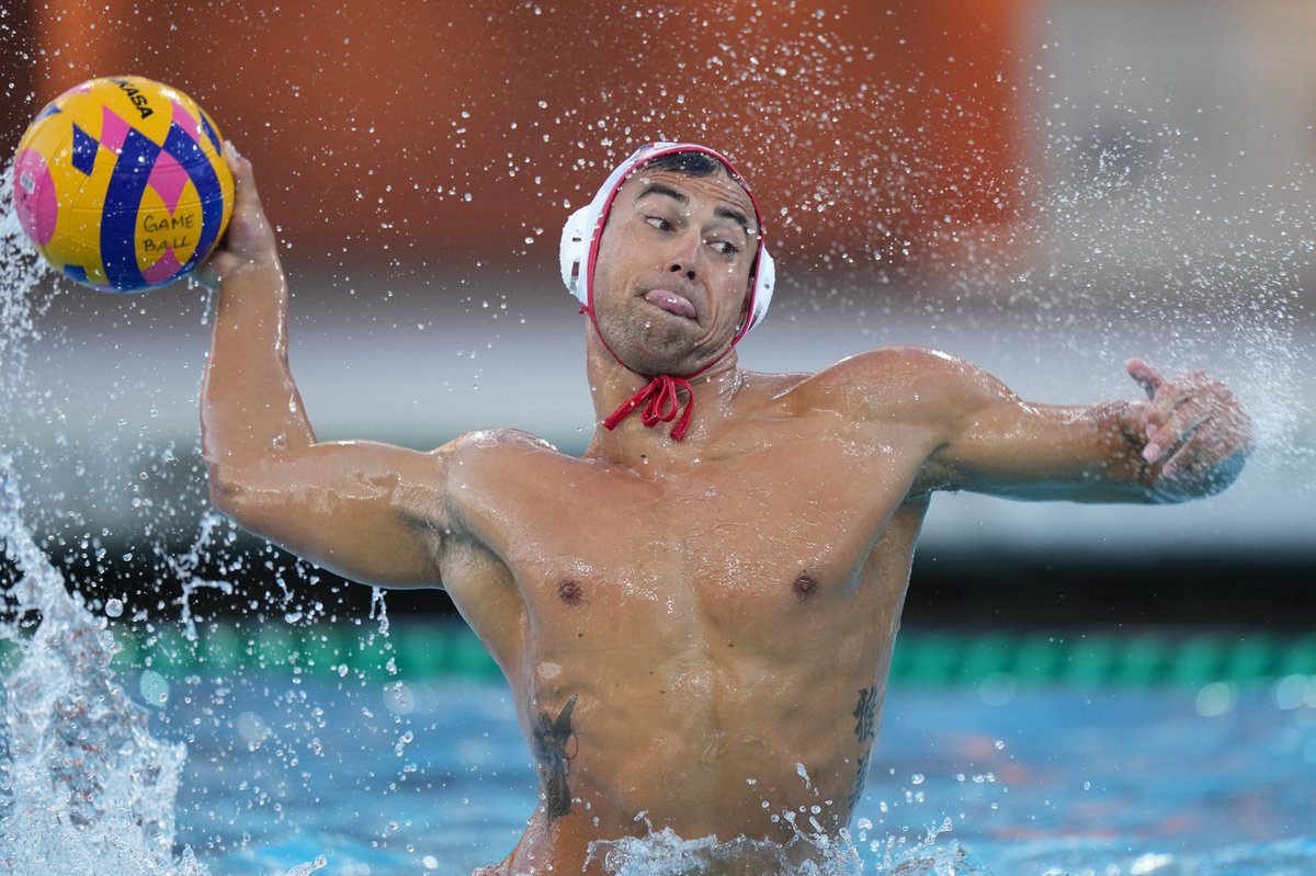 Proud of these <a href="/CalWaterPolo/">Cal Water Polo</a> greats. Looking forward to seeing them tomorrow vs <a href="/UCBerkeley/">UC Berkeley</a> <a href="/USAWP/">USA Water Polo</a> 🇺🇸 v <a href="/SpainWP/">Waterpolo ESP</a> 🇪🇸 Olympic Preview <a href="/johnnyxhooper/">Johnny Hooper</a> <a href="/LucaCupido95/">luca cupido </a> <a href="/AdrianWeinberg/">Adrian Weinberg</a> … Photos by <a href="/catharyn4/">catharynhaynephoto</a>