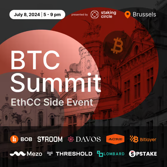 stakingcircle's tweet photo. Get Ready for the BTC Summit! ☀️
Join us at the BTC Summit for valuable insights and networking opportunities with top experts in the field.
Here's what's in store:
🖇 Program
5:00 PM - 5:30 PM - Meet & Greet
5:30 PM - 6:15 PM - 🎙 Panel Discussion: "Hello BTC Summer! Ushering in a New Era of Yield Generation with BTC"
6:15 PM - 7:00 PM - 🎙 Panel Discussion: "Bitcoin's Renaissance - Layer 2 Solutions Unleash New Possibilities"
7:00 PM - 9:00 PM - Networking
JOIN NOW: https://t.co/tptVRhRMjy
