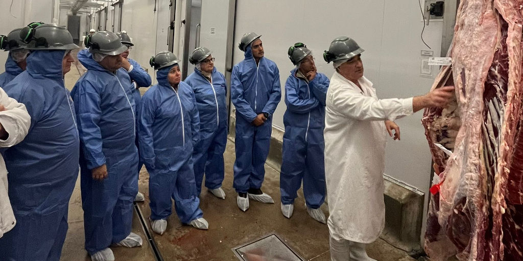 Continúa la divulgación de la tipificación del ganado  entre las gremiales. La directiva de <a href="/federacionrural/">Federación Rural</a>  participó en una jornada de divulgación del Sistema Automatizado de Tipificación (SAT) que se realizó en la planta BPU de Minerva Foods. inac.uy/innovaportal/v…