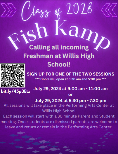 Attention, incoming Freshmen! Don't miss this great opportunity to receive critical information for your upcoming High School experience!