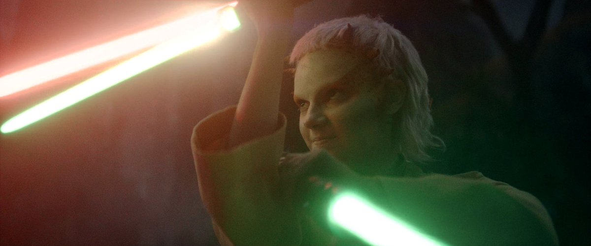 sw_holocron's tweet photo. Manny Jacinto is rightfully getting a lot of praise right now, but Dafne Keen also deserves massive credit. Her lightsaber and fight choreography was Duel of the Fates-level incredible. And her death hits so hard. From X-23 in Logan to Jecki in The Acolyte, what an actress. https://t.co/5W97Wl3eOX