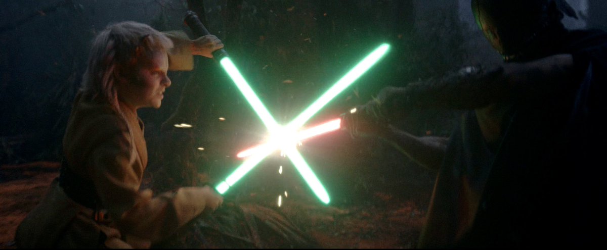 Manny Jacinto is rightfully getting a lot of praise right now, but Dafne Keen also deserves massive credit. Her lightsaber and fight choreography was Duel of the Fates-level incredible. And her death hits so hard. From X-23 in Logan to Jecki in The Acolyte, what an actress.